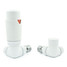 M-TRV-076-CR-WW-ALT00 - Exeter Modern TRV Corner All-White Thermostatic Radiator Valve With Sleeves M-TRV-076-CR-WW-ALT00 - Exeter Modern TRV Corner All-White Thermostatic Radiator Valve With Sleeves